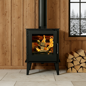 Poêle à bois d'intérieur à flamme réelle, design sans fumée, pour chauffage domestique, décoration intérieure, villa, <span class=keywords><strong>résidence</strong></span> rurale auto-construite - Product Image 4
