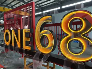 LED Acrylic <strong>Infinity</strong> <strong>Mirror</strong> Sign <strong>3D</strong> Light Effect Customizable Color Shape for Advertising <strong>Decoration</strong> Office Car Home Use - Product Image 4