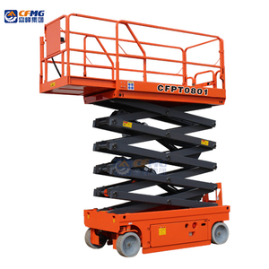 Plateforme élévatrice à ciseaux hydraulique mobile miniature CFMG 8m 230kg, plateforme élévatrice électrique, petits élévateurs - Product Image 1