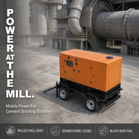 Générateur diesel Cummins monté sur remorque 250 kVA 60 Hz avec télécommande et ATS à démarrage rapide pour station de télécommunications