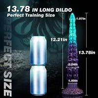 35CM Langer Analplug Vibrator Vaginaldilator Oktopus-Tentakel Tier-Dildo Produkt für Frauen Männer Prostata-Massage Erwachsenen-Sexspielzeug