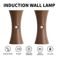 Lámpara de Pared con Forma de Reloj de Arena SHINEKNOT, Luz Nocturna Creativa, Sensor de Movimiento Inteligente, Inalámbrica, Fácil de Instalar, Base Magnética, Regulable