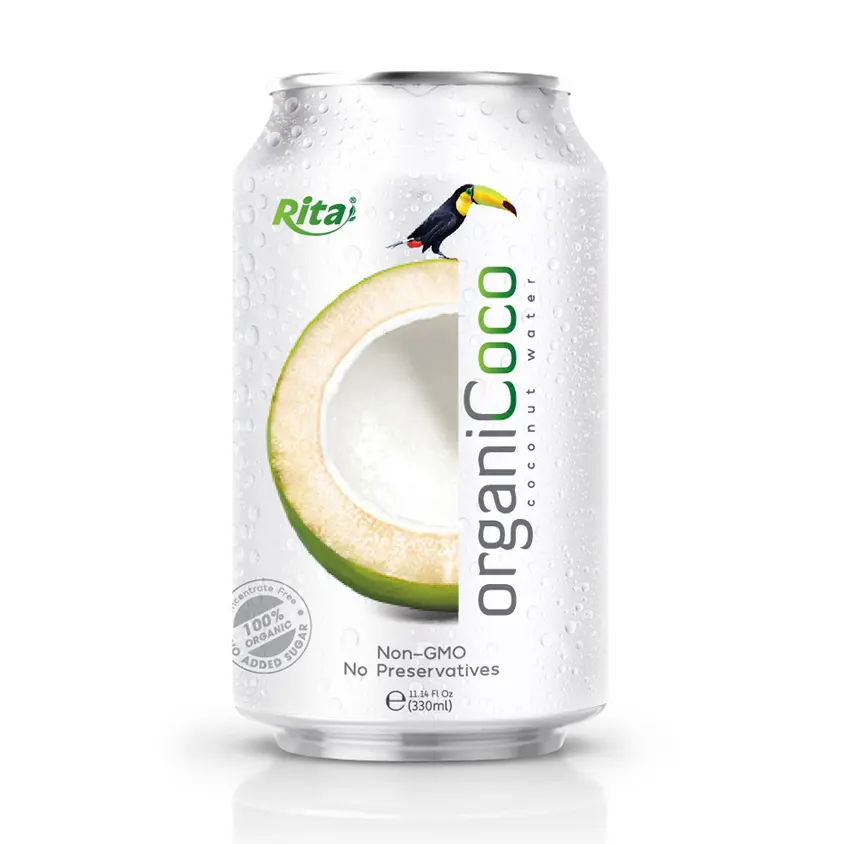 330mL Vietnam Canned Organic Bulk Coconut Water