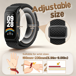 Correa de 20 mm para Garmin Vivoactive 6/Vivoactive 5/Garmin Venu/Venu Sq 2/Forerunner 55/165/645/245 Music correa <span class=keywords><strong>el</strong></span>ástica - Product Image 3