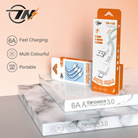 Kabel USB V8 Micro USB 3.0, kualitas Premium nilon 1FT Meter 3A kabel Data tipe-c untuk Android