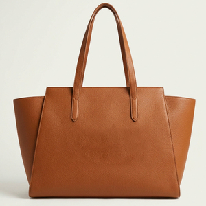 Bolso de Hombro de Cuero Vegano con Logotipo Grabado Personalizado, Gran Capacidad, Cierre Magnético - Product Image 4