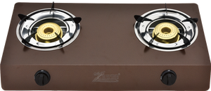 Table de cuisson à gaz 2 brûleurs en fonte de 0,6 mm, double cuisinière de table, protection anti-extinction de flamme, classe énergétique A, pour usage domestique et hôtelier - Product Image 3