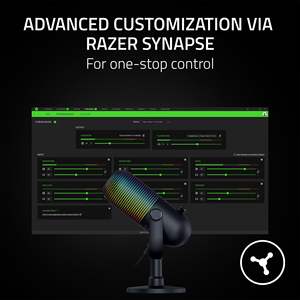 Micrófono USB <span class=keywords><strong>Razer</strong></span> <span class=keywords><strong>Seiren</strong></span> V3 Chroma RGB habilitado con sonido de calidad de estudio - Product Image 3