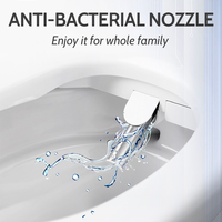 Siège de toilette bidet intelligent de la série de base Siège de toilette chauffant Veilleuse automatique Intelligent chauffant automatique autonettoyant