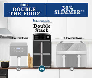 Freidora de aire de doble cubierta sokany de puerta francesa <span class=keywords><strong>cosiri</strong></span> freidora de aire de doble cubo freidora de aire de doble pila gabinete Doble alto - Product Image 5