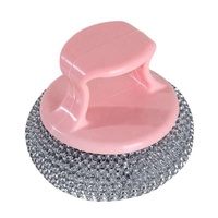 Brosse de cuisine en silicone, pot et lave-vaisselle amovible, boule de nettoyage amovible sans huile