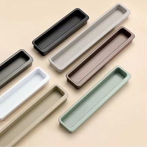 Poignée de meuble invisible Xingmaite en alliage d'aluminium dépoli, moderne et minimaliste, pour tiroir, cuisine, armoire, porte - Product Image 4