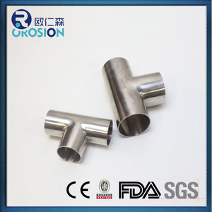 Vệ sinh Hàn <span class=keywords><strong>TEE</strong></span> thép không gỉ phù hợp gương bằng ba cách <span class=keywords><strong>TEE</strong></span> <span class=keywords><strong>SS</strong></span> <span class=keywords><strong>304</strong></span> 316 Ống phù hợp Tees OEM - Product Image 5