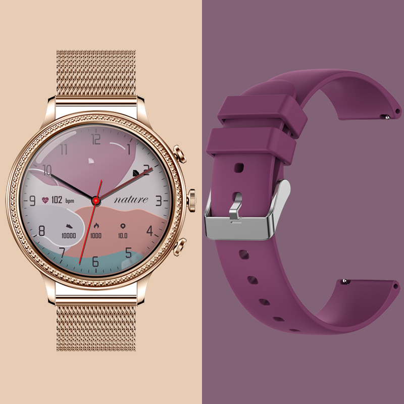 Oro ACERO + VINO ROJO SILICONA