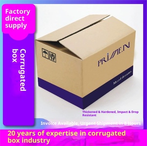 Cajas de Envío Plegables Impresas Personalizadas al por Mayor, Cajas de Cartón para Envíos y Cajas de Mudanza con Cierre para Comercio Electrónico - Product Image 1