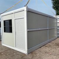 Vente chaude Maison préfabriquée de 20 pieds Petite maison Prokat Bureau à domicile Conteneur pliable Cadre de maison Casas Appartement