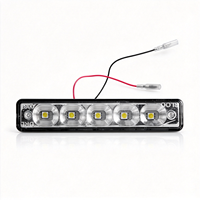 Barre lumineuse de travail LED 6 pouces 5W, feux de jour DRL, étanche IP65, lampe auxiliaire de conduite 12V pour véhicule