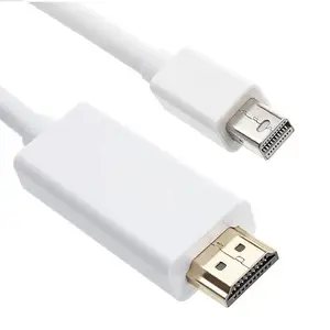 1.8m High Quality 4Kx2K Mini DP To Hdmi Cable DP1.2 Mini DisplayPort To HDMI Converter Adapter Cable