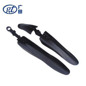 Guardabarros de Plástico para Bicicleta de Montaña Guangtian, Negro, Resistente, de Tres Piezas, para Ciclismo Todoterreno - Product Image 4