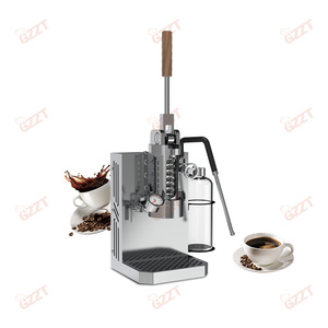 Máquina de café expreso con palanca de resorte incorporada de Extracción rápida, acero inoxidable, 16 bares, prensa manual, <span class=keywords><strong>cafetera</strong></span>, Caldera de agua de 1L - Product Image 3