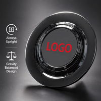 Nouvelles enjolives de roues flottantes noires en aluminium pour AUDI, Corvette, Ferrari, Genesis, LEXUS (avec logo)