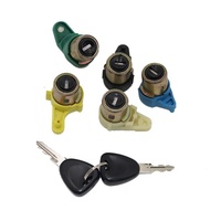 Ensemble de serrures de porte de haute qualité 5 pièces + 2 clés pour RENAULT KANGOO 97-10 7701472590
