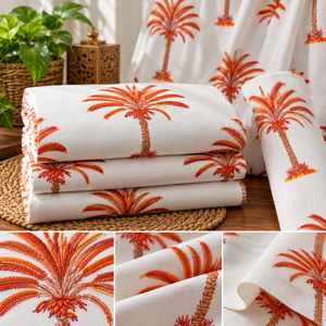Tissu en coton imprimé de qualité supérieure pour rideaux, ameublement, couture, artisanat et décoration intérieure - Product Image 6