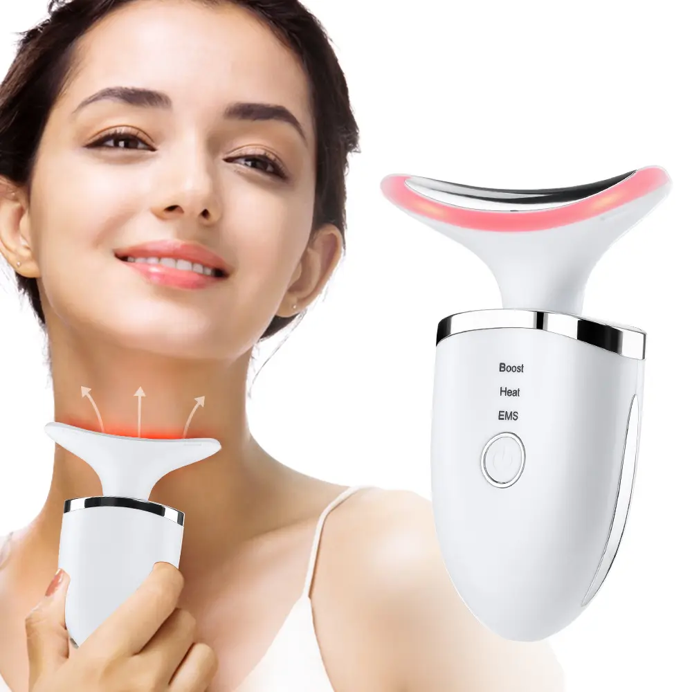 Nuovo dispositivo di bellezza macchina elettrica a forma di V Mini facciale Led Photon Ems strumenti di sollevamento viso massaggio al collo uso domestico attrezzatura di bellezza