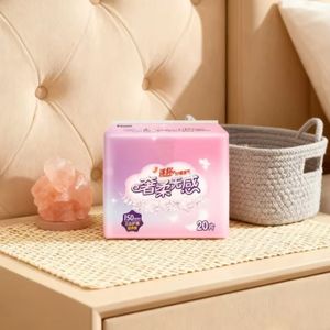 <span class=keywords><strong>Toallas</strong></span> <span class=keywords><strong>Sanitarias</strong></span> al por Mayor OEM con Capa Superior Suave No Tejida de 150 mm para Uso Nocturno, Sin Fragancia, Transpirables, para Uso Diario - Product Image 6