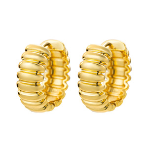 Pendientes de Moda con Diseño Geométrico, Aleación de Zinc 18K, Estilo de Compromiso, Elegante Patrón de Anillo Curvo - Product Image 5