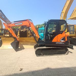รถขุด DOOSAN DX55 มือสอง 5.5 ตัน เครื่องยนต์คัมมินส์ ปั๊มไฮดรอลิกคาวาซากิ มอเตอร์ วาล์ว KYB ชั่วโมงการใช้งานต่ำ สภาพ 90% ใหม่ ราคาแข่งขัน ปี 2023 - Product Image 3