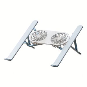 2026 New Professional Cooling Laptop Stand Rotating <b>with</b> <b>Tablet</b> Support Radiator <b>Computer</b> Fan Mobile Phone Holder - Product Image 4