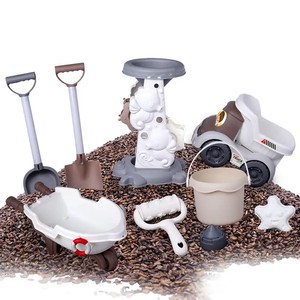 Venta CALIENTE 2025 Juguetes para niños Silicona portátil 20PCS Juguetes Cubo de playa de arena Pala de Castillo de arena Bebé Herramientas de playa de silicona para el verano - Product Image 1