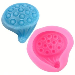 3D Silicone Seed Lotus Nut Shape <b>Resin</b> Molddiy Make <b>Bookmark</b> Car Aromatherapy Elevator Silicon Made Mold OEM\ODM - Product Image 3