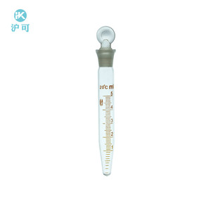 Huke promozione tubo da centrifuga in vetro borosilicato con coperchio a vite nero Sterile e segni graduati - Product Image 5