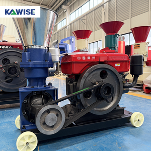 Macchina a Pellet di alimentazione Diesel 160 a 3 <span class=keywords><strong>rulli</strong></span> di tipo 100-150KGH piccola azienda agricola animale pollame bestiame mangime Pellet Mill per uso domestico - Product Image 4