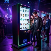 Máquina Expendedora Independiente ZS de 43 Pulgadas con Pantalla Táctil, Wi-Fi, 4G, Integración POS, Escáner de Identificación, Lector de Tarjetas, Pago sin Efectivo, Precio Económico