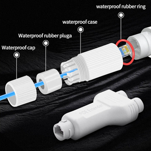 延长器/中继器室外防水标准100M 1进2出30W POE - Product Image 3