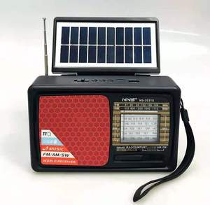 NS-2031S AM FM SW 1-6 8 Băng Tần Năng Lượng Mặt Trời Đài Phát Thanh Với Không Dây BT Loa, USB TF <span class=keywords><strong>Card</strong></span> Player Với 1200MAH Pin Sạc - Product Image 2