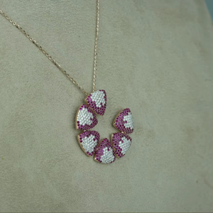 สร้อยคอเพชรสำหรับผู้หญิงที่ปลูกในแล็บสุดหรูได้รับการรับรองจากการออกแบบที่ทันสมัยและทันสมัย - Product Image 1