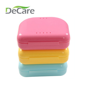 DeCare Denture <b>Case</b> Portable Plastic Storage Box With <b>Retainer</b> For Adult Oral Care - Product Image 2