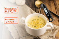 Termometer memasak dapur, alat mengukur temperatur daging Digital untuk memasak memanggang makanan digital