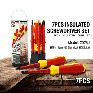 Jnt Insulated <b>Screwdriver</b> Set 7Pcs Model 2028J For Electrician Use - Product Image 5