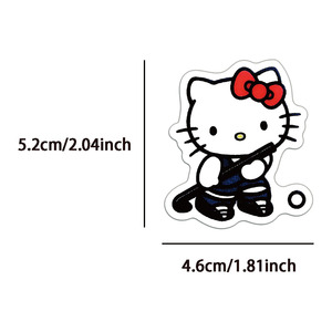 60 Pcs Sáng Tạo Dễ Thương <span class=keywords><strong>Kitty</strong></span> Khác Nhau Chuyên Nghiệp Trang Trí Dán Xin Chào Mèo Con Vẻ Đẹp Cao Hành Lý Máy Tính Xách Tay Phim Hoạt Hình Dán - Product Image 3