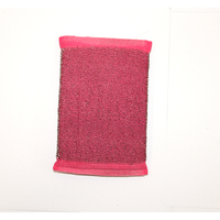 Éponge en métal de ménage de tampon de nettoyage en acier de qualité professionnelle pour les taches tenaces