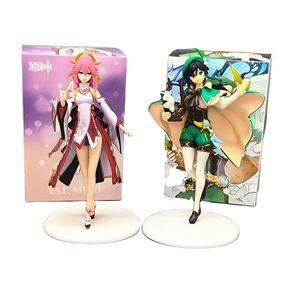 Modèles de jeux Figurines de poupées Traveler <span class=keywords><strong>Barbatos</strong></span> Hu Tao Xiao zhongli Yae Miko Anime Genshin Impact Action Figures - Product Image 1