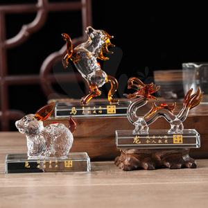 Ornamenti Souvenir in Cristallo dei Dodici <span class=keywords><strong>Segni</strong></span> <span class=keywords><strong>Zodiacali</strong></span> Cinesi, Decorazioni per la Casa di Alta Qualità - Product Image 4