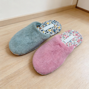 <span class=keywords><strong>Pantofole</strong></span> Invernali Calde in Finta Pelliccia per Casa, Moda Personalizzata all'Ingrosso per Coppie - Product Image 4