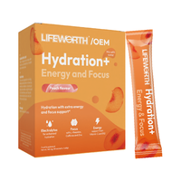 LIFEWORTH Mélange à boisson en poudre électrolytique de soutien naturel sans sucre