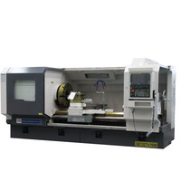Torno CNC Horizontal Automático de Servicio Pesado con un Solo Husillo y Control PLC QK1327 de Bancada Plana para Roscado de Tuberías